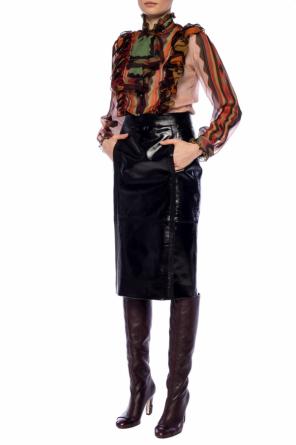 Patterned shirt with ruffles, zdjęcie 2 Patterned shirt with ruffles od Etro